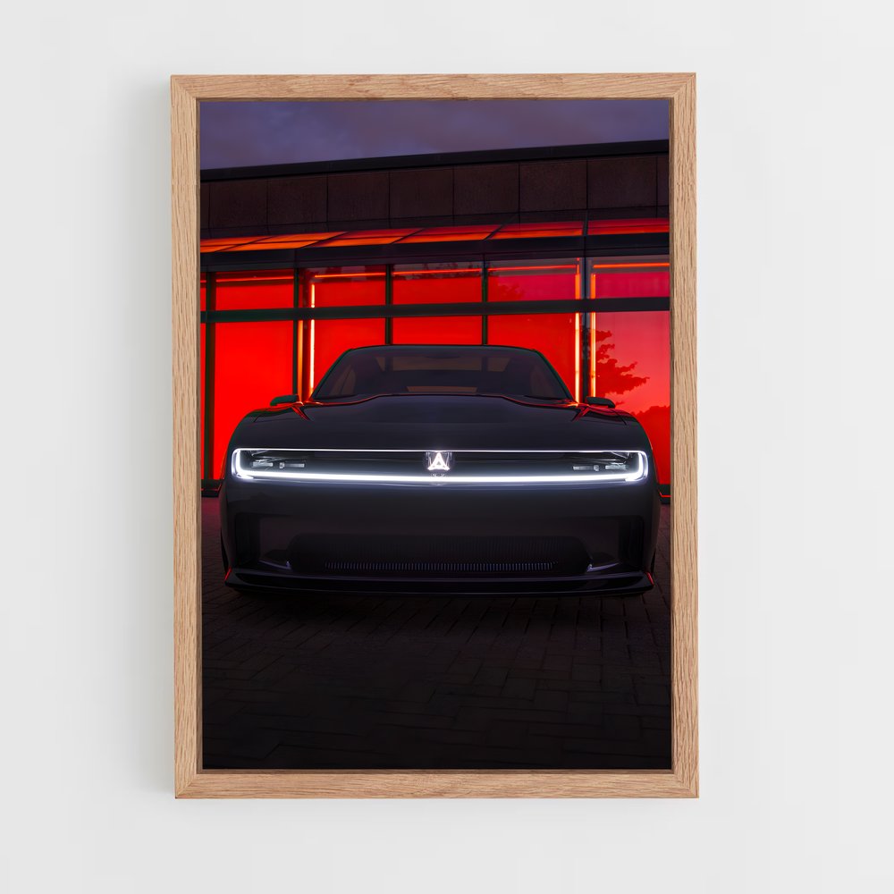 Poster Charger daytona car – affiche Dodge (vue 4)